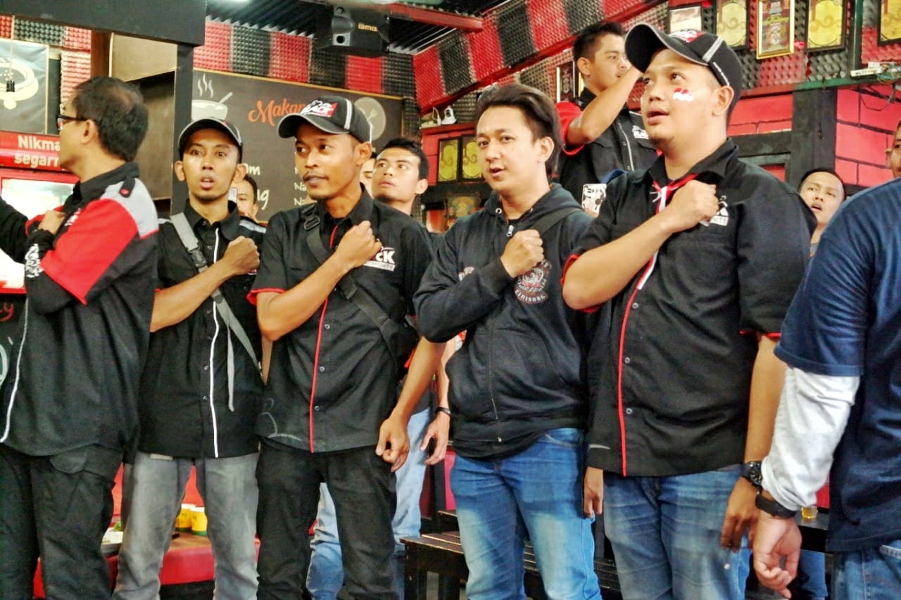 110 Riders Rayakan Parade Merah Putih dengan Rolling Thunder