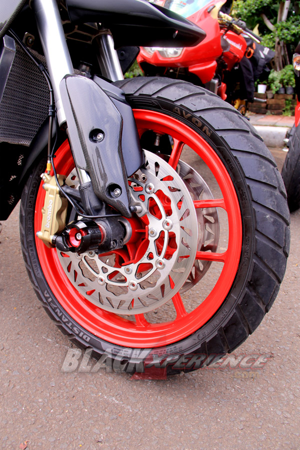 Velg aftermarket komplit dengan double disc gambot