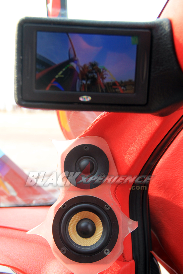 Layar monitor 4 inci display spion dan tweeter