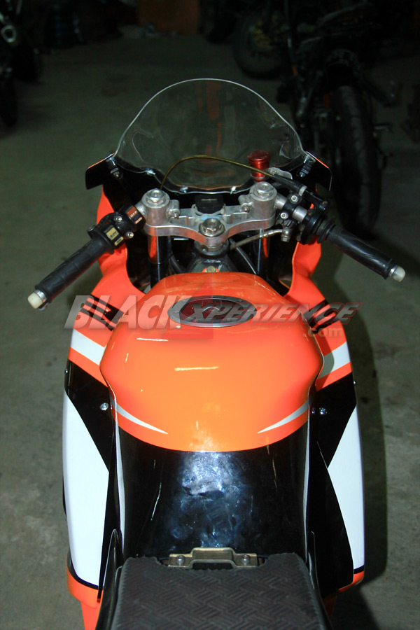 Segitiga dan setang jepit TZ CM racing guide