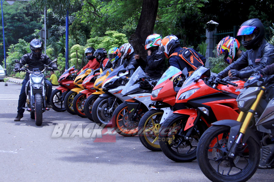 Persiapan fun ride komunitas MIG