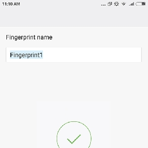 Adding Fingerprint