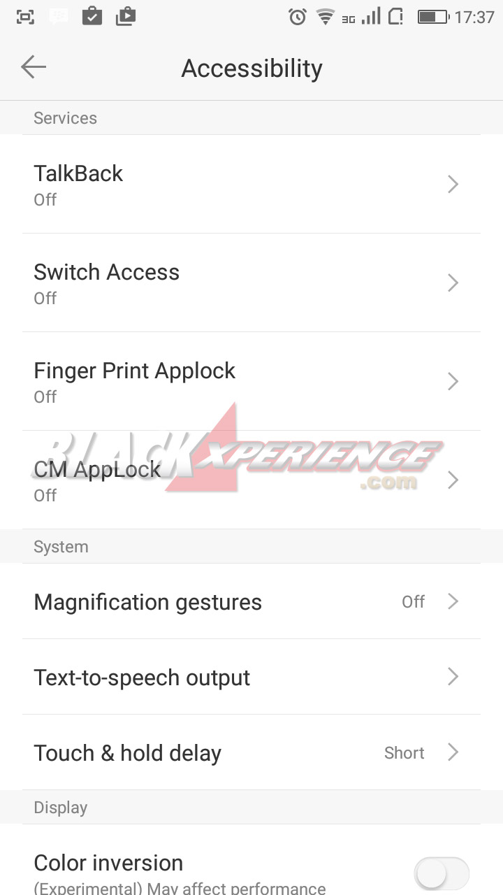 Anda akan dialihkan ke menu Accessibility untuk mengunci aplikasi