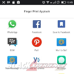 Anda dapat mengajak teman menggunakan aplikasi Fingerprint AppLock (real)