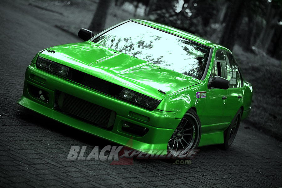 Modifikasi Nissan Cefiro : The Green Ruthless