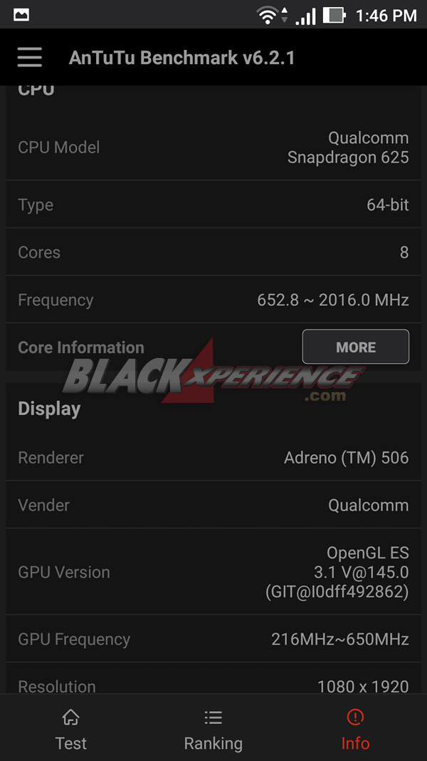 Detail Spesifikasi Zenfone 3 via AnTuTu Benchmark