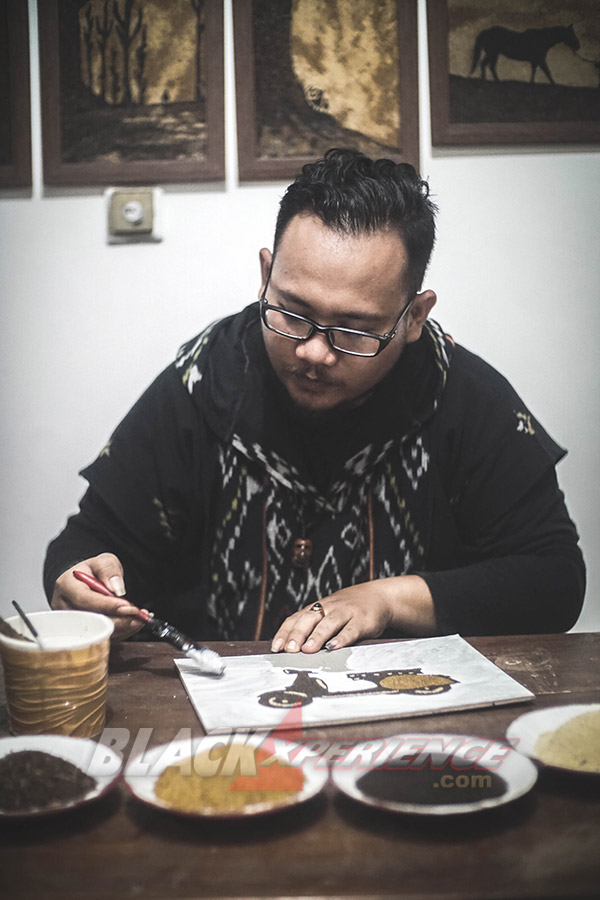 Rendy Prayogi, Ciptakan Karya Seni dari Ampas Teh