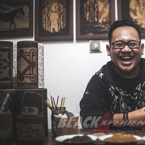 Rendy Prayogi, Ciptakan Karya Seni dari Ampas Teh