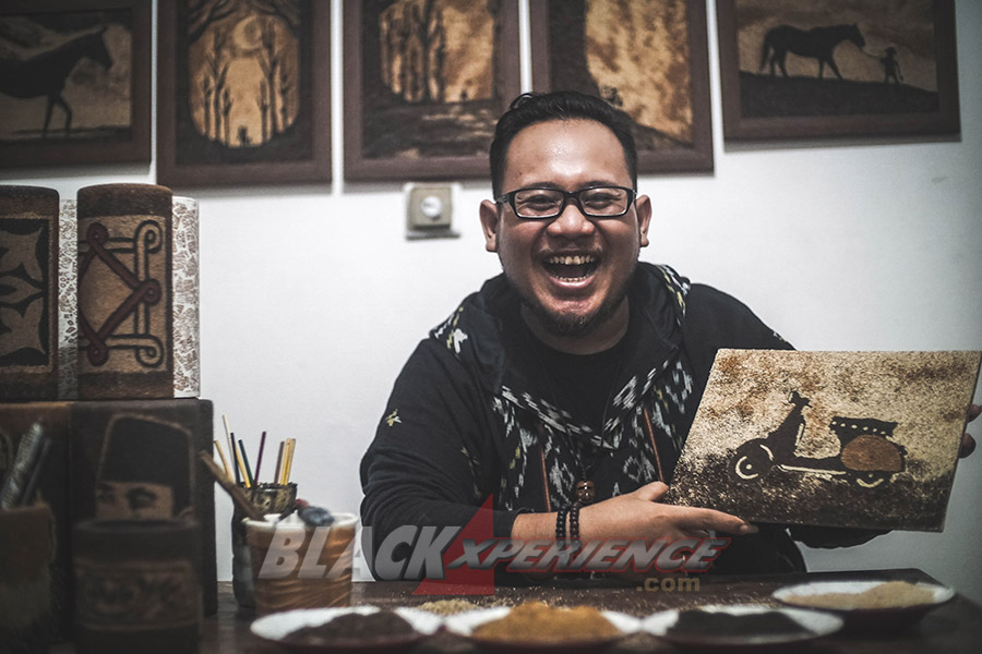 Rendy Prayogi, Ciptakan Karya Seni dari Ampas Teh