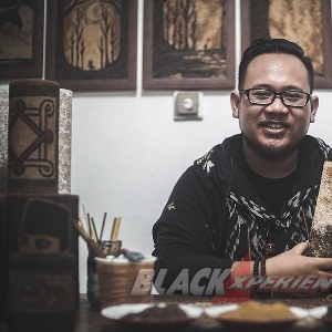 Rendy Prayogi, Ciptakan Karya Seni dari Ampas Teh