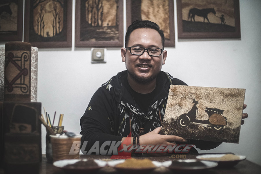 Rendy Prayogi, Ciptakan Karya Seni dari Ampas Teh