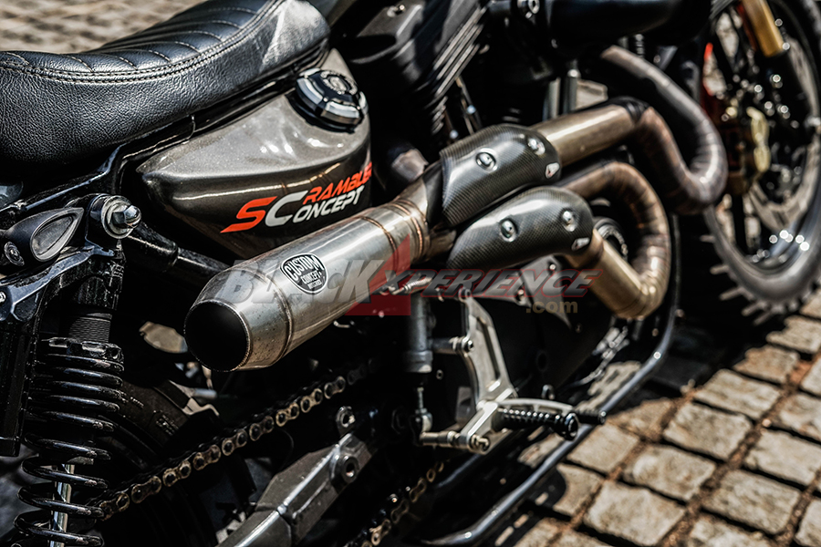 Modifikasi Harley Davidson Sportster XL 1200, Daily Scrambler 