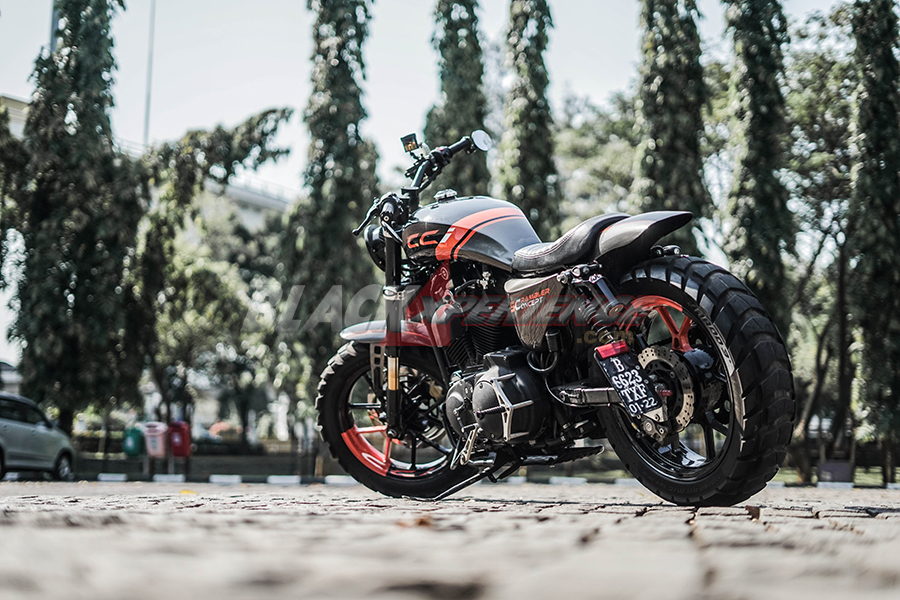 Modifikasi Harley Davidson Sportster XL 1200, Daily Scrambler 