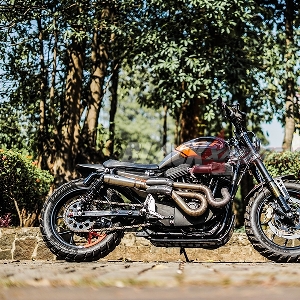 Modifikasi Harley Davidson Sportster XL 1200, Daily Scrambler 