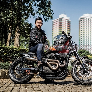 Modifikasi Harley Davidson Sportster XL 1200, Daily Scrambler 