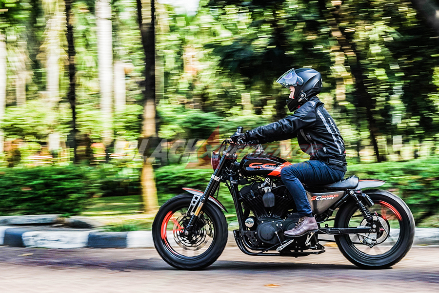 Modifikasi Harley Davidson Sportster XL 1200, Daily Scrambler 