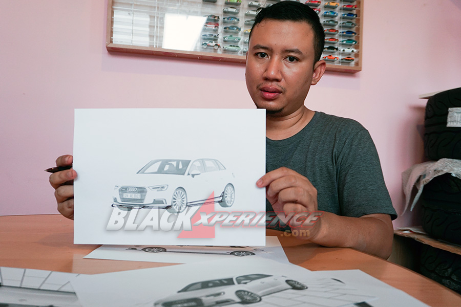 Modifikasi Simple Audi A3 Sportback, Pertajam Line Sporty