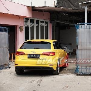 Modifikasi Simple Audi A3 Sportback, Pertajam Line Sporty