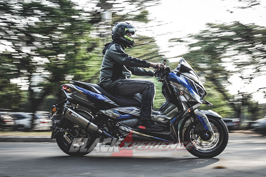 Modifikasi Yamaha Xmax, Inspirasi Gundam Vidar  Jadikan Juara 