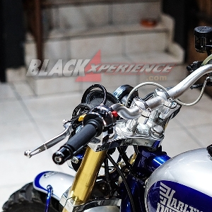Modifikasi Harley Sportster XL 1200, Simply Retro Scrambler