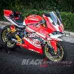 Modifikasi Yamaha R25: Ducati Panigale Dilukis Batik Samarinda