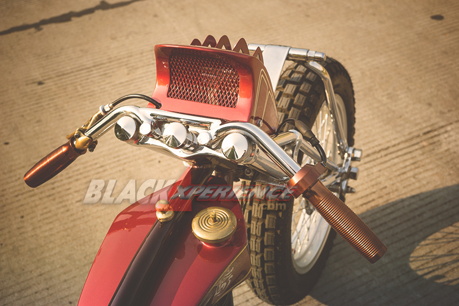 Nella KZ200, Penyegaran Boardtracker ala Busi Custom Motorcycle 