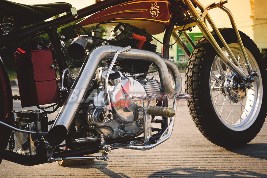 Nella KZ200, Penyegaran Boardtracker ala Busi Custom Motorcycle 