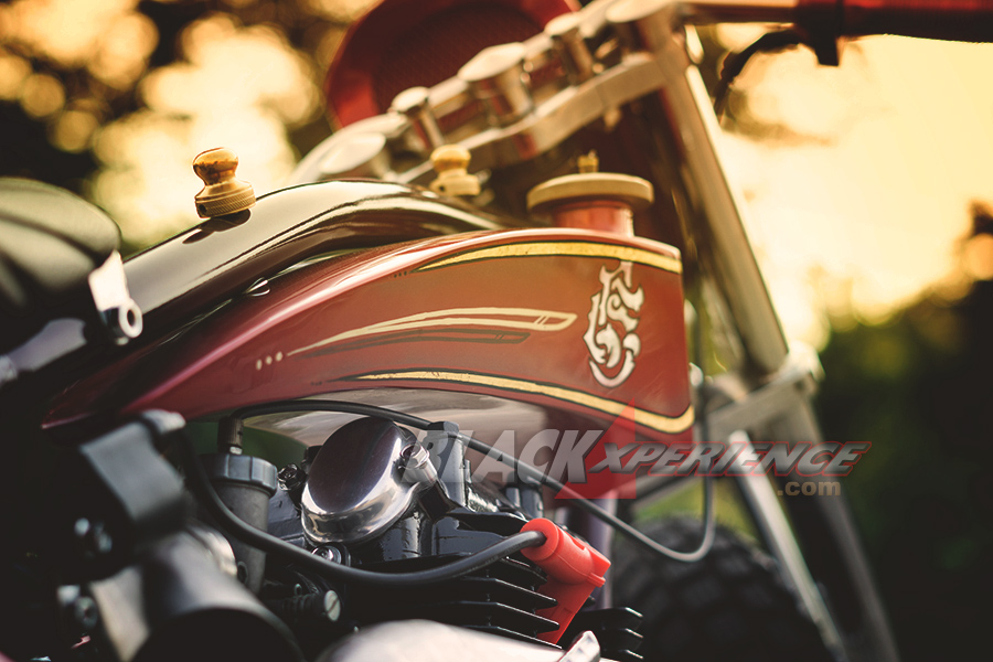 Nella KZ200, Penyegaran Boardtracker ala Busi Custom Motorcycle 