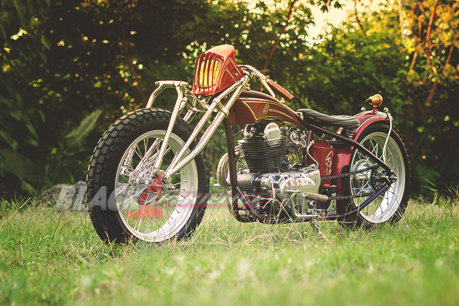 Nella KZ200, Penyegaran Boardtracker ala Busi Custom Motorcycle 