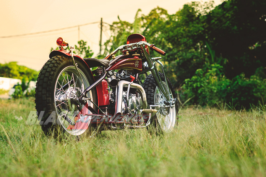 Nella KZ200, Penyegaran Boardtracker ala Busi Custom Motorcycle 