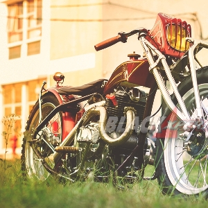 Nella KZ200, Penyegaran Boardtracker ala Busi Custom Motorcycle 