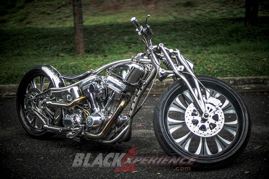 Modifikasi Harley Davidson Sportster: The Stone Krom Works