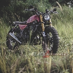 Modifikasi Ninja 250 - Ukir Spirit I Rossoneri pada Motor Scrambler