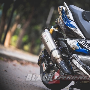 Modifikasi Yamaha Xmax, Inspirasi Gundam Vidar  Jadikan Juara 