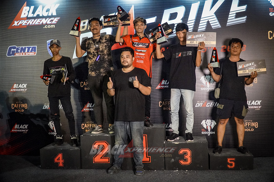 Juara Drag Bike 2023, Kelas Pemula Point B dan Kelas Utama Point A