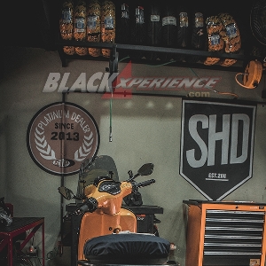 SHD Scooter, Modifikasi Vespa Italian Part dari Daily  Hingga Performance 