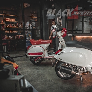 SHD Scooter, Modifikasi Vespa Italian Part dari Daily  Hingga Performance 