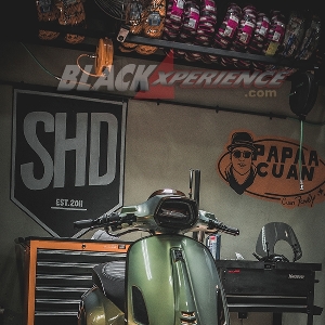 SHD Scooter, Modifikasi Vespa Italian Part dari Daily  Hingga Performance 