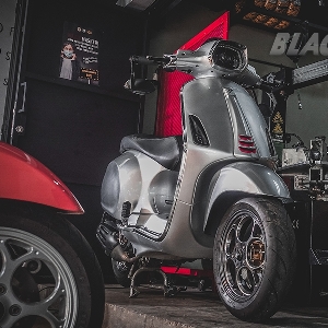 SHD Scooter, Modifikasi Vespa Italian Part dari Daily  Hingga Performance 