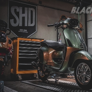 SHD Scooter, Modifikasi Vespa Italian Part dari Daily  Hingga Performance 