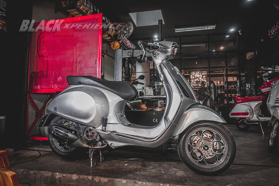 SHD Scooter, Modifikasi Vespa Italian Part dari Daily  Hingga Performance 