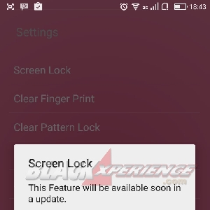 Fitur screenlock segera tersedia dipembaharuan Fingerprint AppLock berikutnya