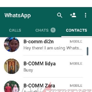 Google Now membuka WhatsApp tanpa kendala