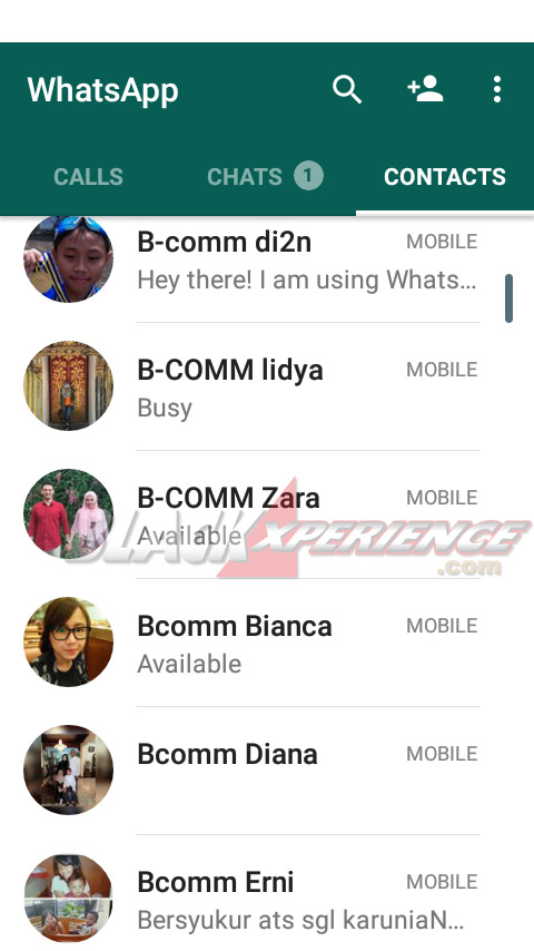 Google Now membuka WhatsApp tanpa kendala