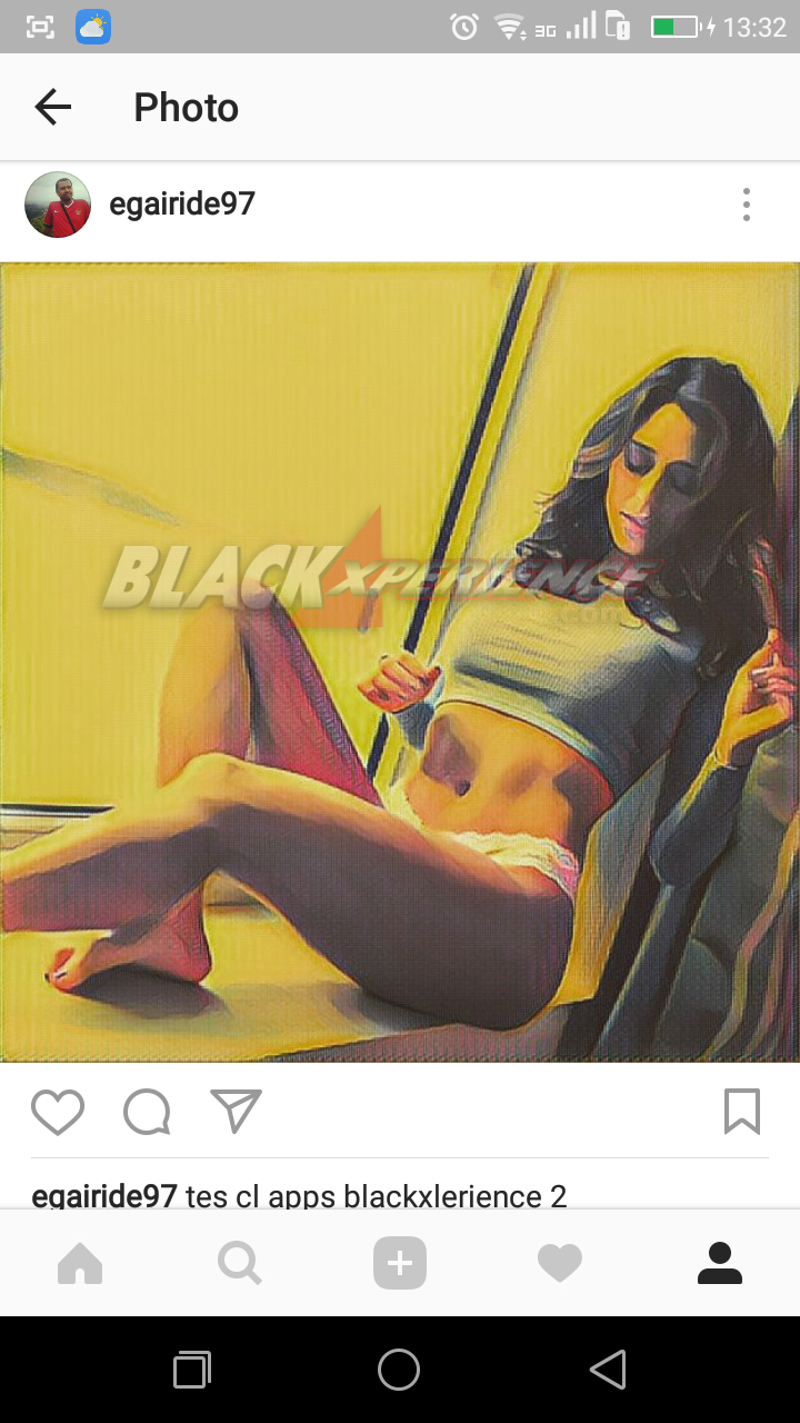 Hasil olahan Prisma yang sudah diunggah di Instagram 2 