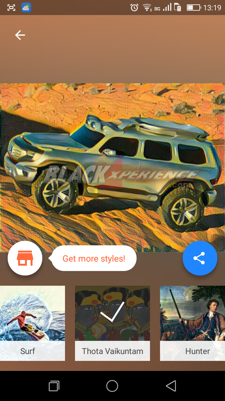 Pilih efek untuk membuat foto terlihat dramatis dan menarik JPG