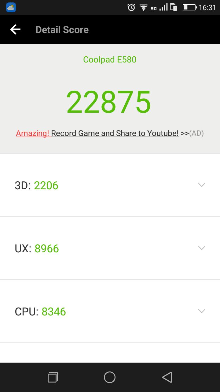 Hasil Uji AnTuTu Benchmark