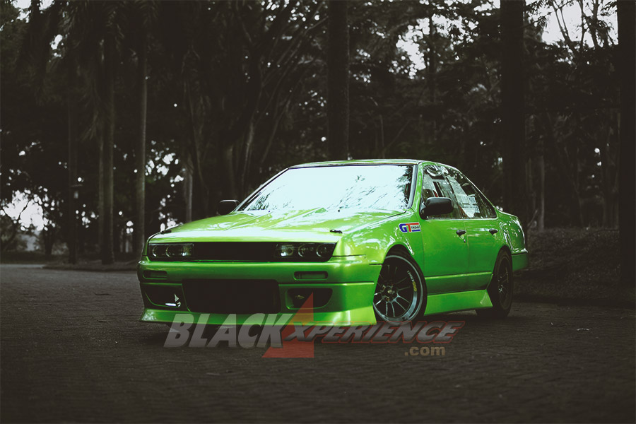 Modifikasi Nissan Cefiro : The Green Ruthless