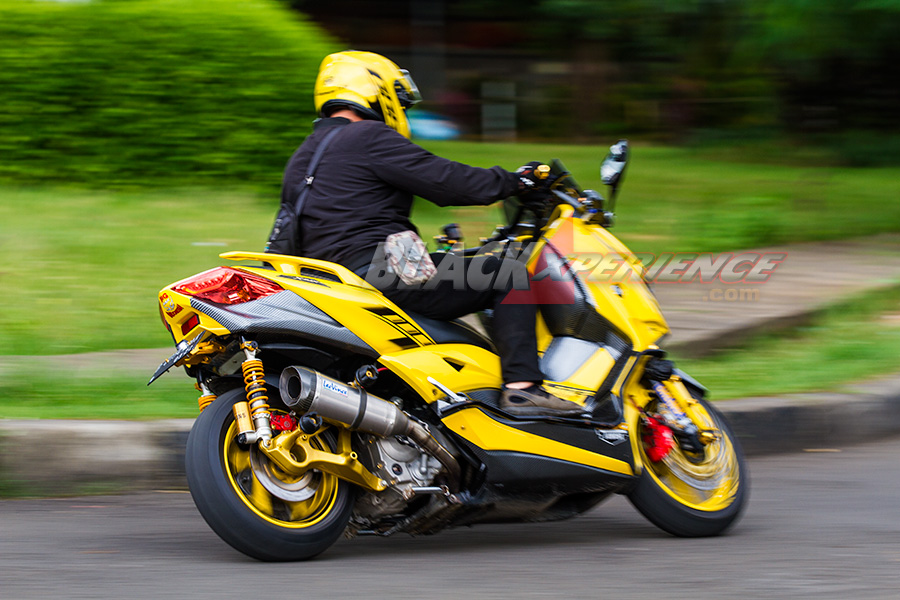 Modifikasi Yamaha X-Max 2017, Fans Berat Bumblebee 