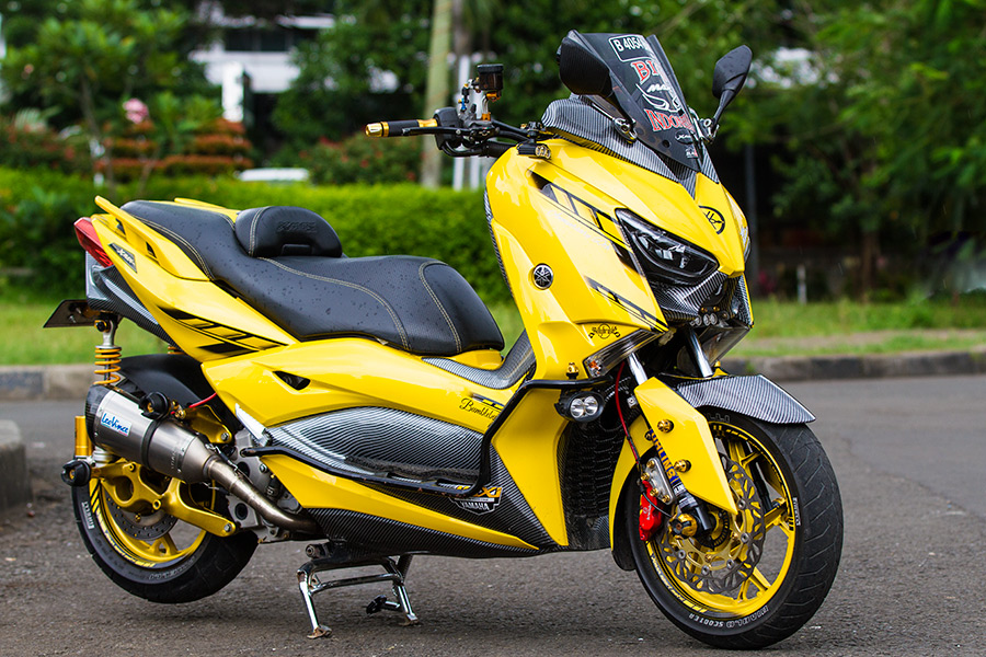 Modifikasi Yamaha X-Max 2017, Fans Berat Bumblebee 